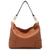 Large Corner Patched Hobo Bag - Dasein Bags