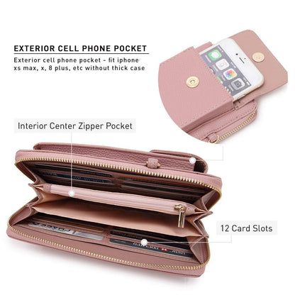 Fashion Small Size Cellphone Wristlet Crossbody Bag - Dasein Bags