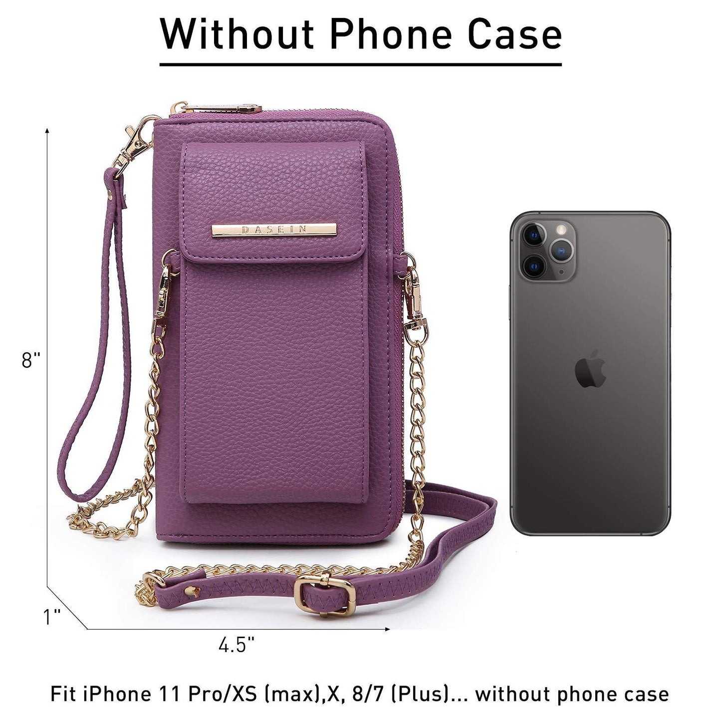 Fashion Small Size Cellphone Wristlet Crossbody Bag - Dasein Bags