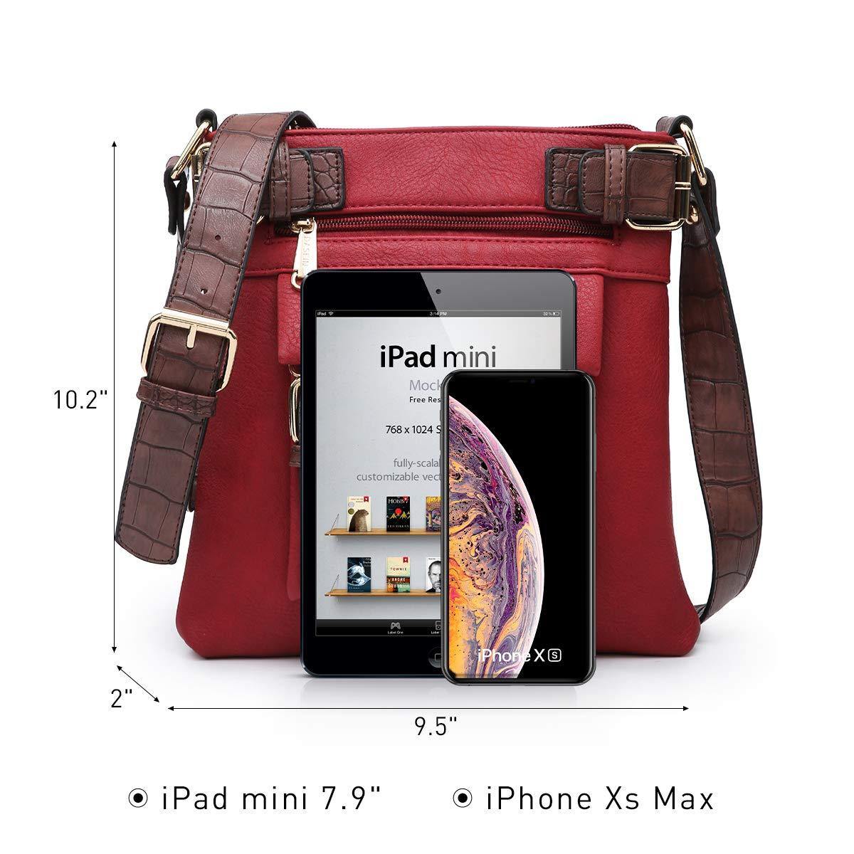 Leather Messenger Crossbody Bag - Dasein Bags