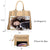 Tassel Weave Two Tone PU Leather Handbag with Matching Wallet l Dasein - Dasein Bags