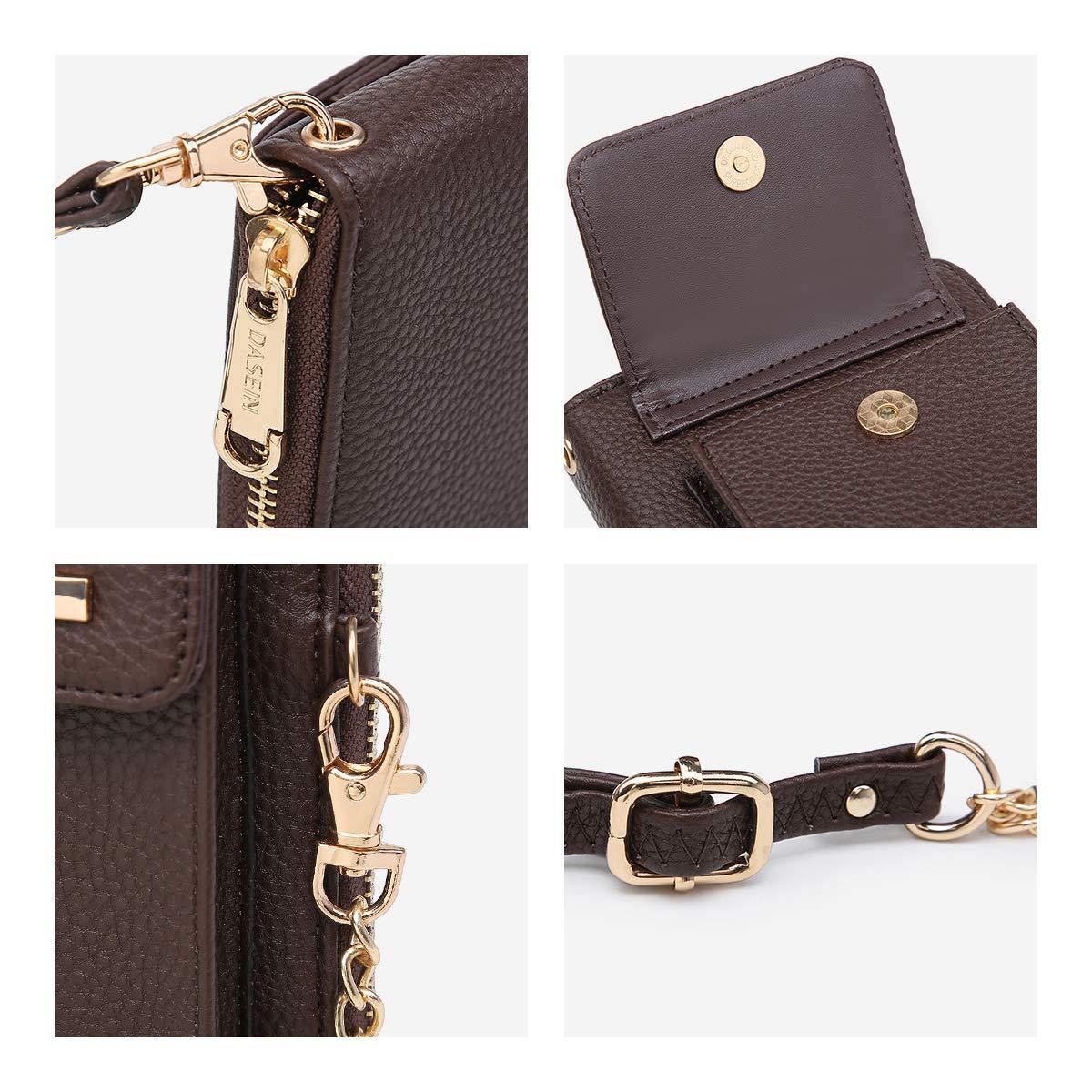 Fashion Small Size Cellphone Wristlet Crossbody Bag - Dasein Bags