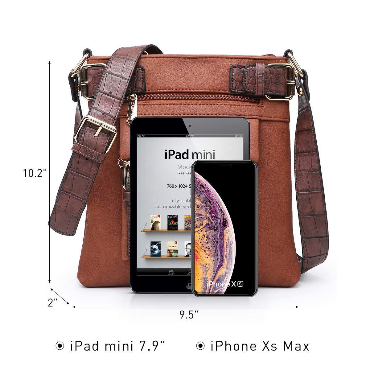 Leather Messenger Crossbody Bag - Dasein Bags