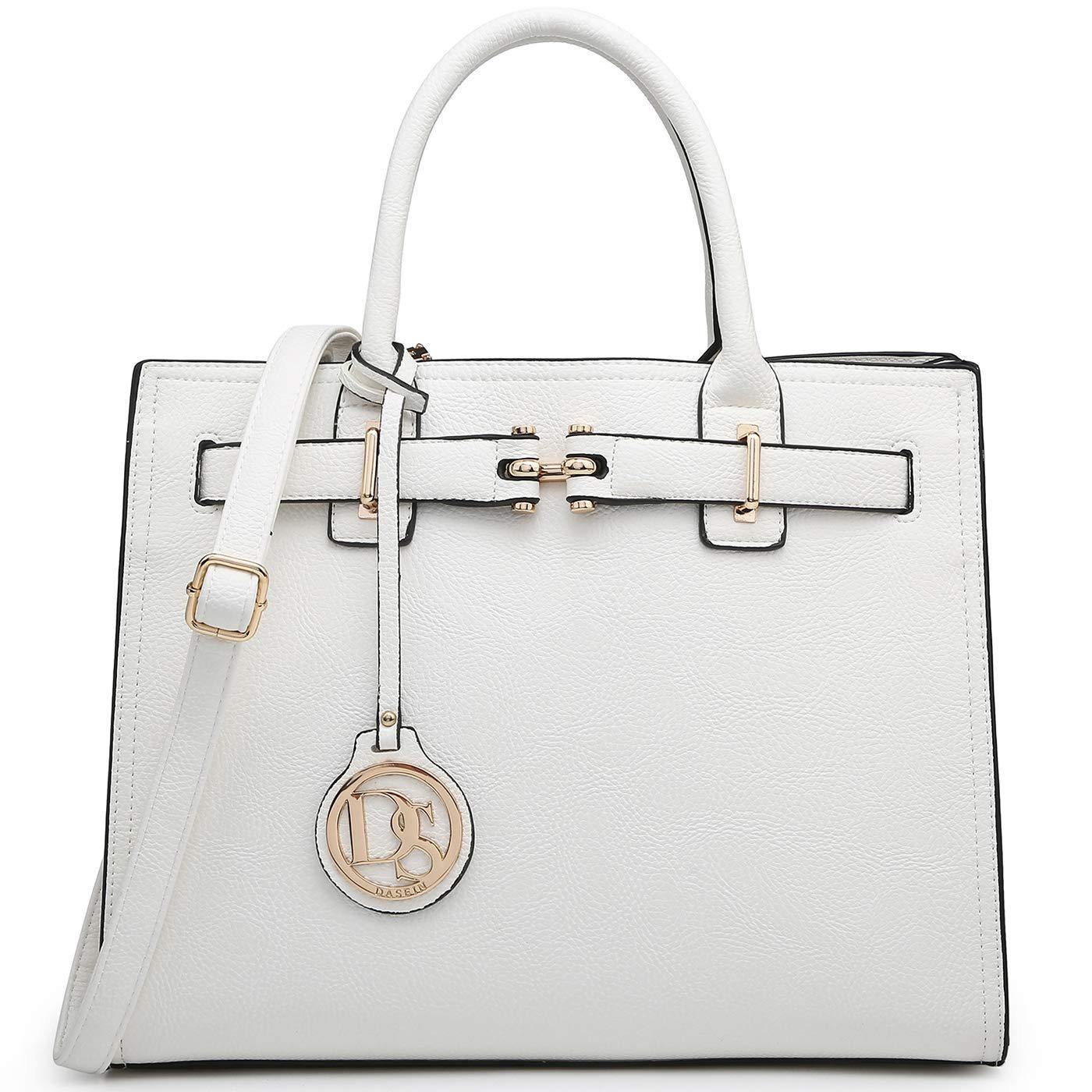 Women Satchel Purses Handbags Belted Top-handle Work Tote Shoulder l Dasein - Dasein Bags