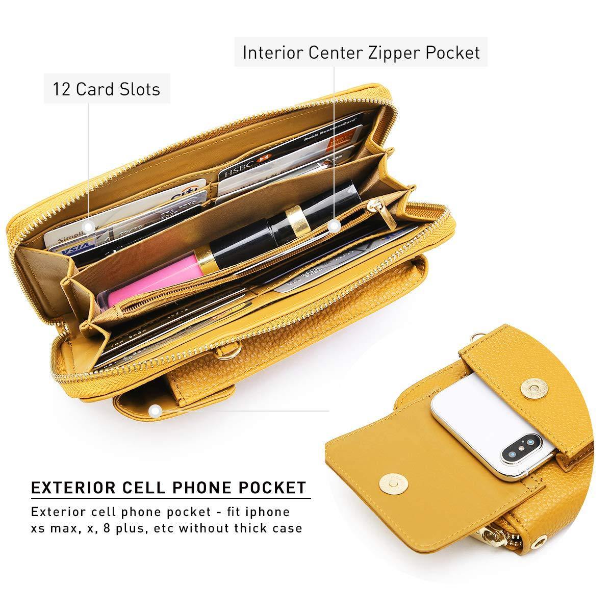 Fashion Small Size Cellphone Wristlet Crossbody Bag - Dasein Bags