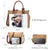Studded 3-in-1 Top Handle Tote Handbag l Dasein - Dasein Bags