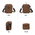 Mini Vintage Unisex Canvas Messenger Bag - Dasein Bags