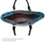 Fashion Stitching Color Large Tote Bag with Matching Wallet l Dasein - Dasein Bags