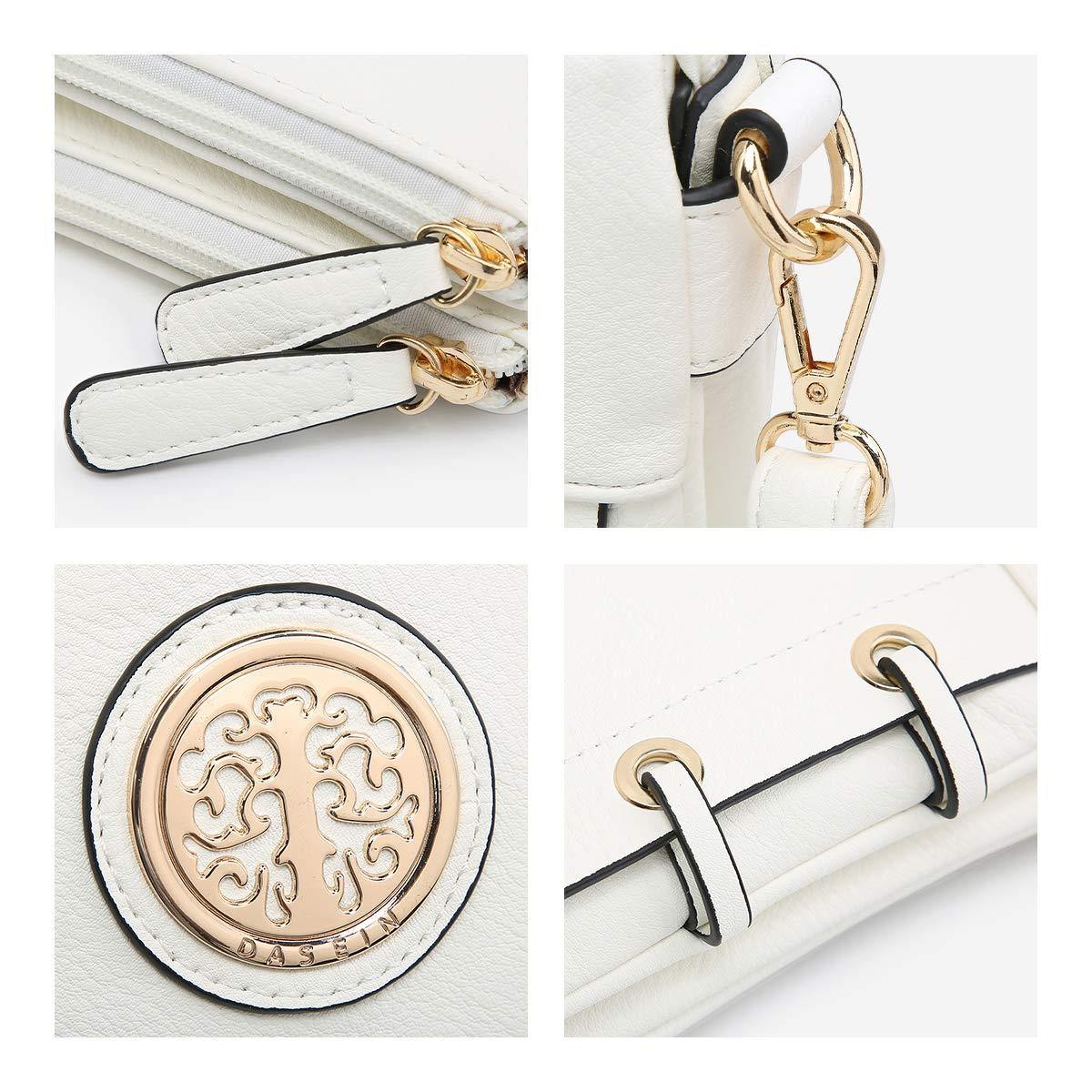 Small Size Emblem Retro Designer Crossbody Messenger Bag l Dasein - Dasein Bags