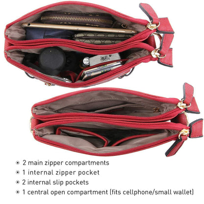 Small Size Emblem Retro Designer Crossbody Messenger Bag l Dasein - Dasein Bags