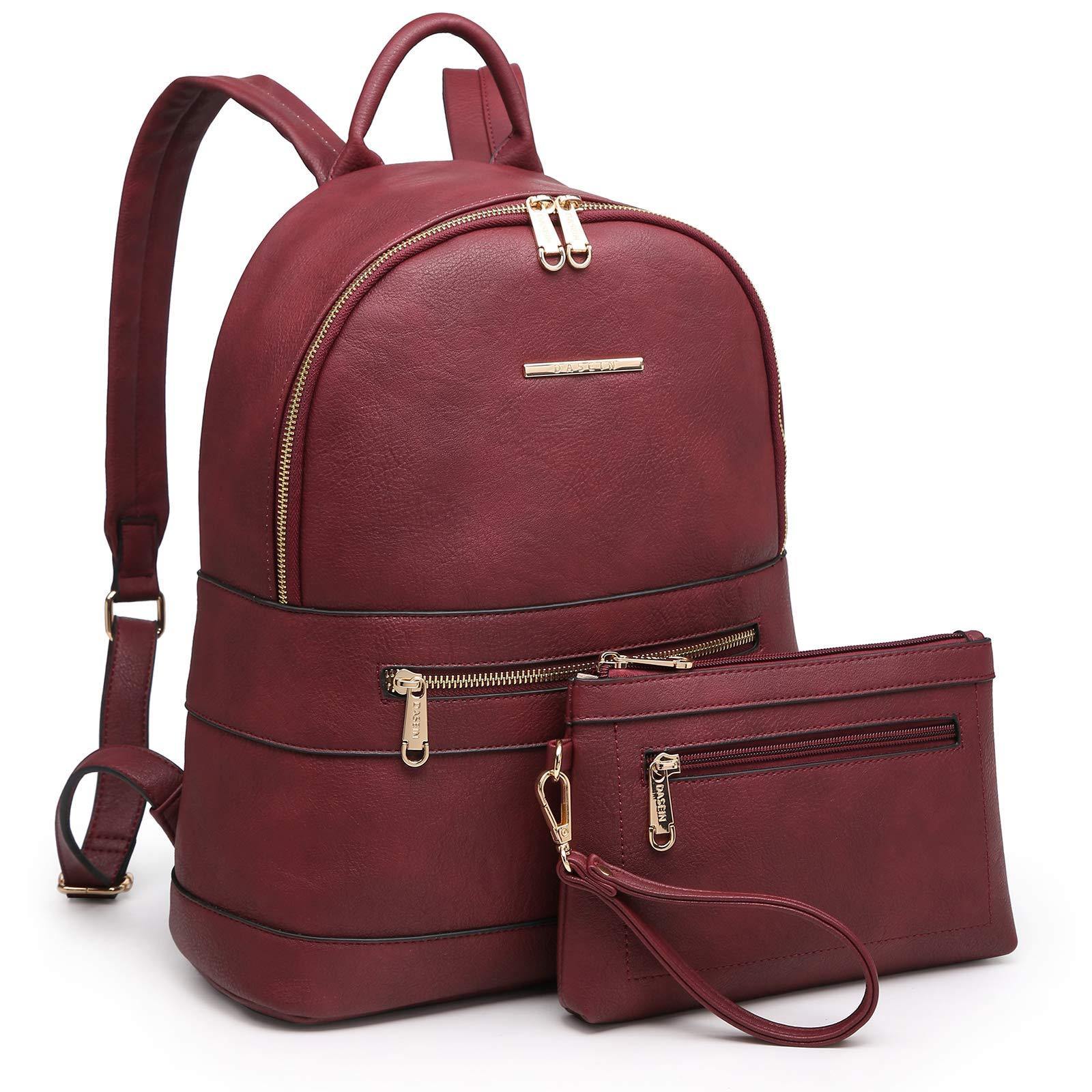 Fashion Casual Women Backpack with Matching Wristlet 2Pcs Set l Dasein - Dasein Bags