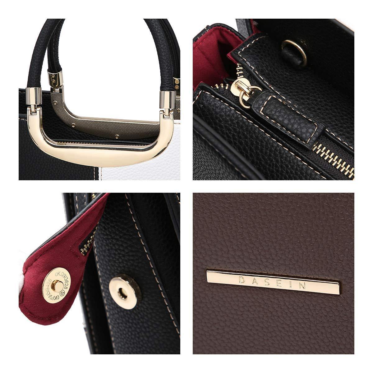 Pebble Texture Handbag with Matching Wristlet - Dasein Bags