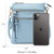 Lightweight Functional Multi Pocket Vegan Leather Shoulder Crossbody Bag l Dasein - Dasein Bags