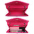 Dasein Women's Evening Bag Pleated Envelope Clutch l Dasein - Dasein Bags
