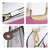 Saffiano Striped Briefcase Handbag - Dasein Bags