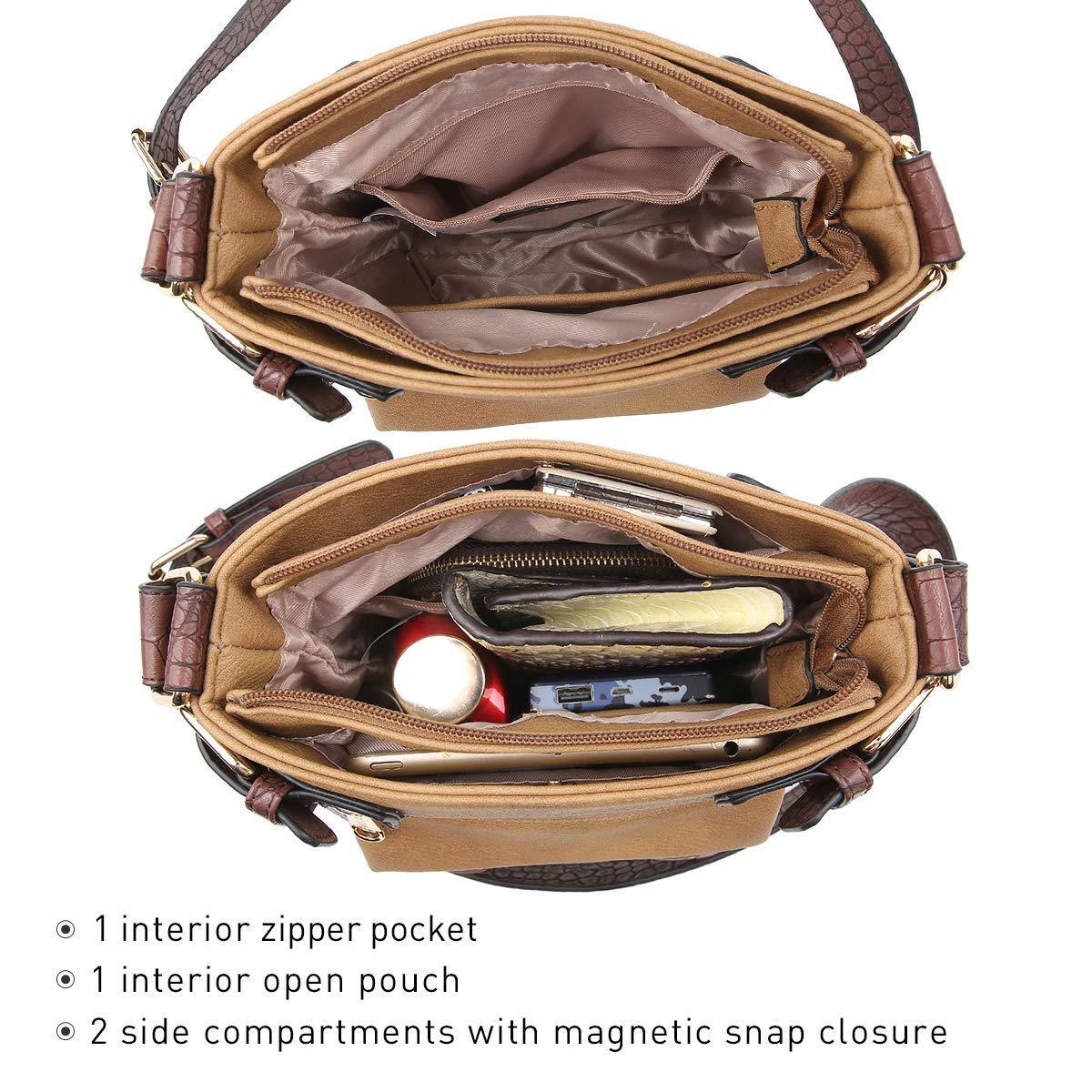 Leather Messenger Crossbody Bag - Dasein Bags