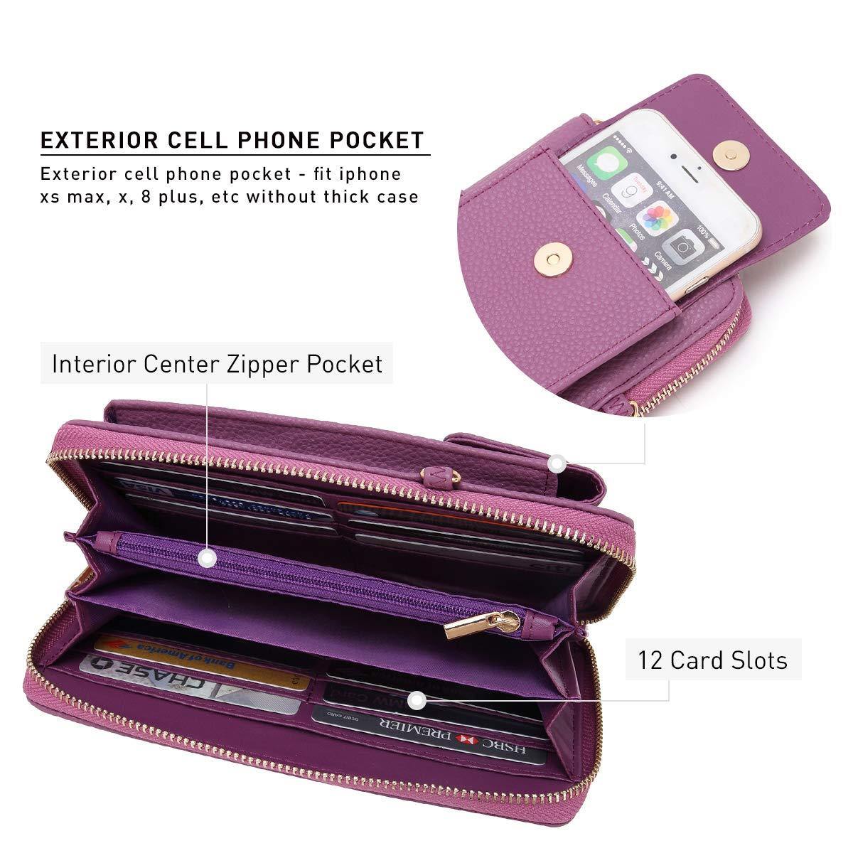 Fashion Small Size Cellphone Wristlet Crossbody Bag - Dasein Bags