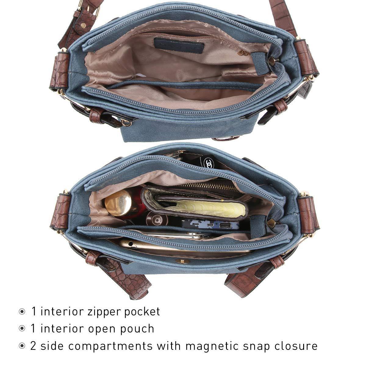 Leather Messenger Crossbody Bag - Dasein Bags