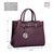 Women Satchel Purses Handbags Belted Top-handle Work Tote Shoulder l Dasein - Dasein Bags