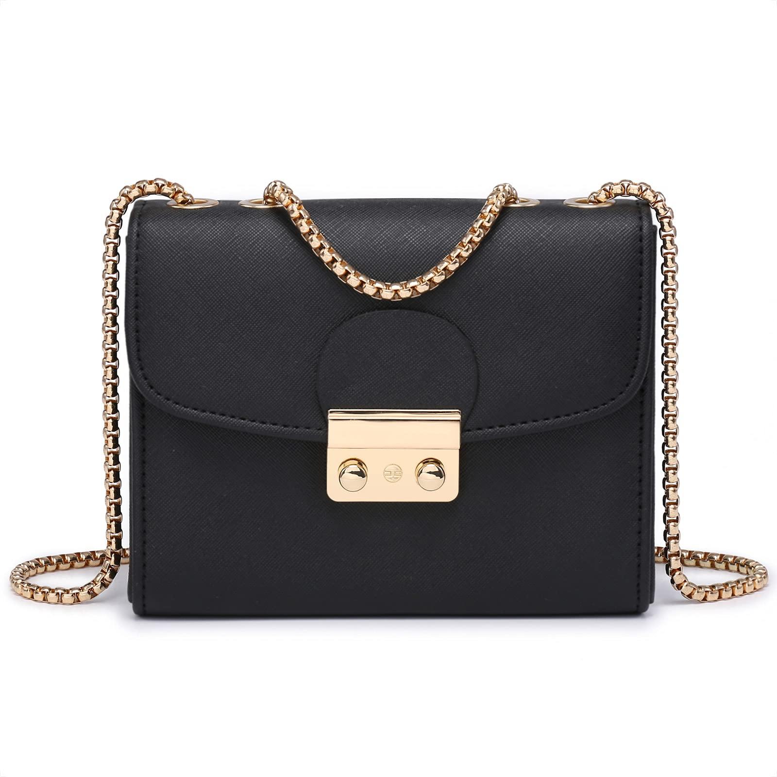 Dasein Push Lock Crossbody Bag