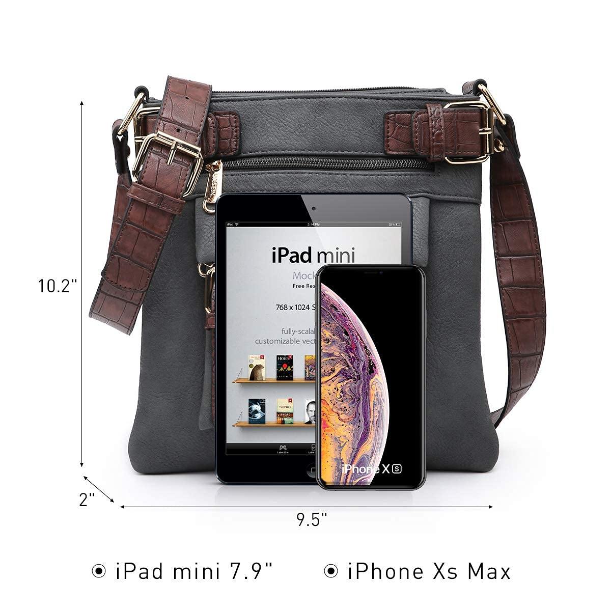 Leather Messenger Crossbody Bag - Dasein Bags