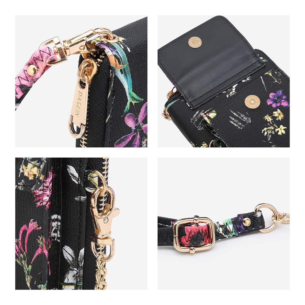Fashion Small Size Cellphone Wristlet Crossbody Bag - Dasein Bags