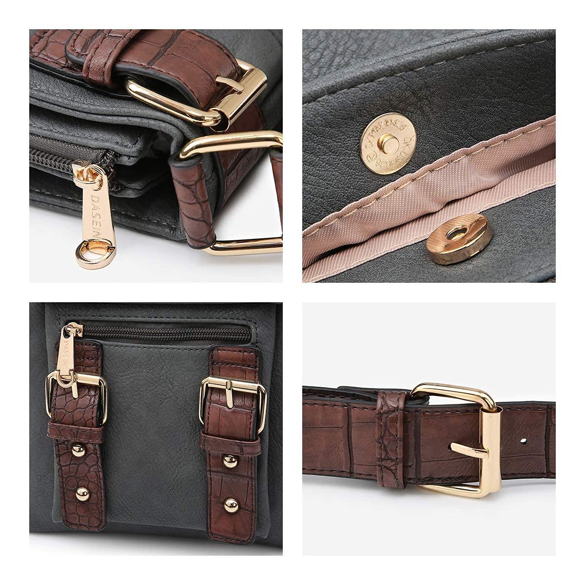 Leather Messenger Crossbody Bag - Dasein Bags