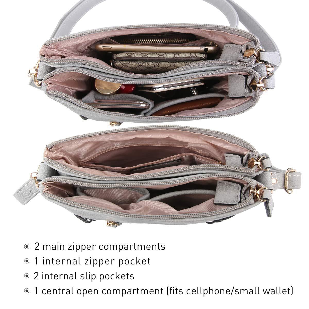 Small Size Emblem Retro Designer Crossbody Messenger Bag l Dasein - Dasein Bags