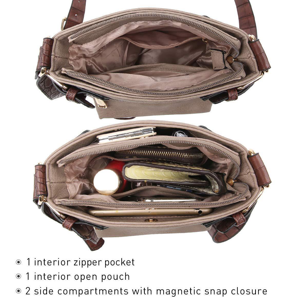 Leather Messenger Crossbody Bag - Dasein Bags
