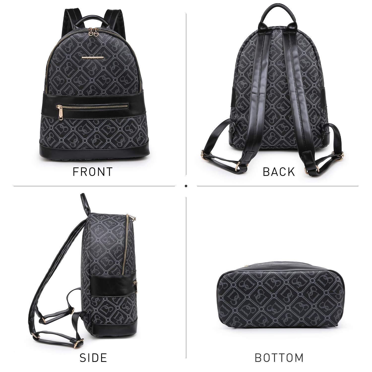 Fashion Casual Women Backpack with Matching Wristlet 2Pcs Set l Dasein - Dasein Bags