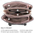 Padlock Two-Tone Satchel with Matching Wristlet - Dasein Bags