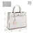 Women Satchel Purses Handbags Belted Top-handle Work Tote Shoulder l Dasein - Dasein Bags