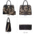 Two-Tone Handbag with Matching Wallet - Dasein Bags