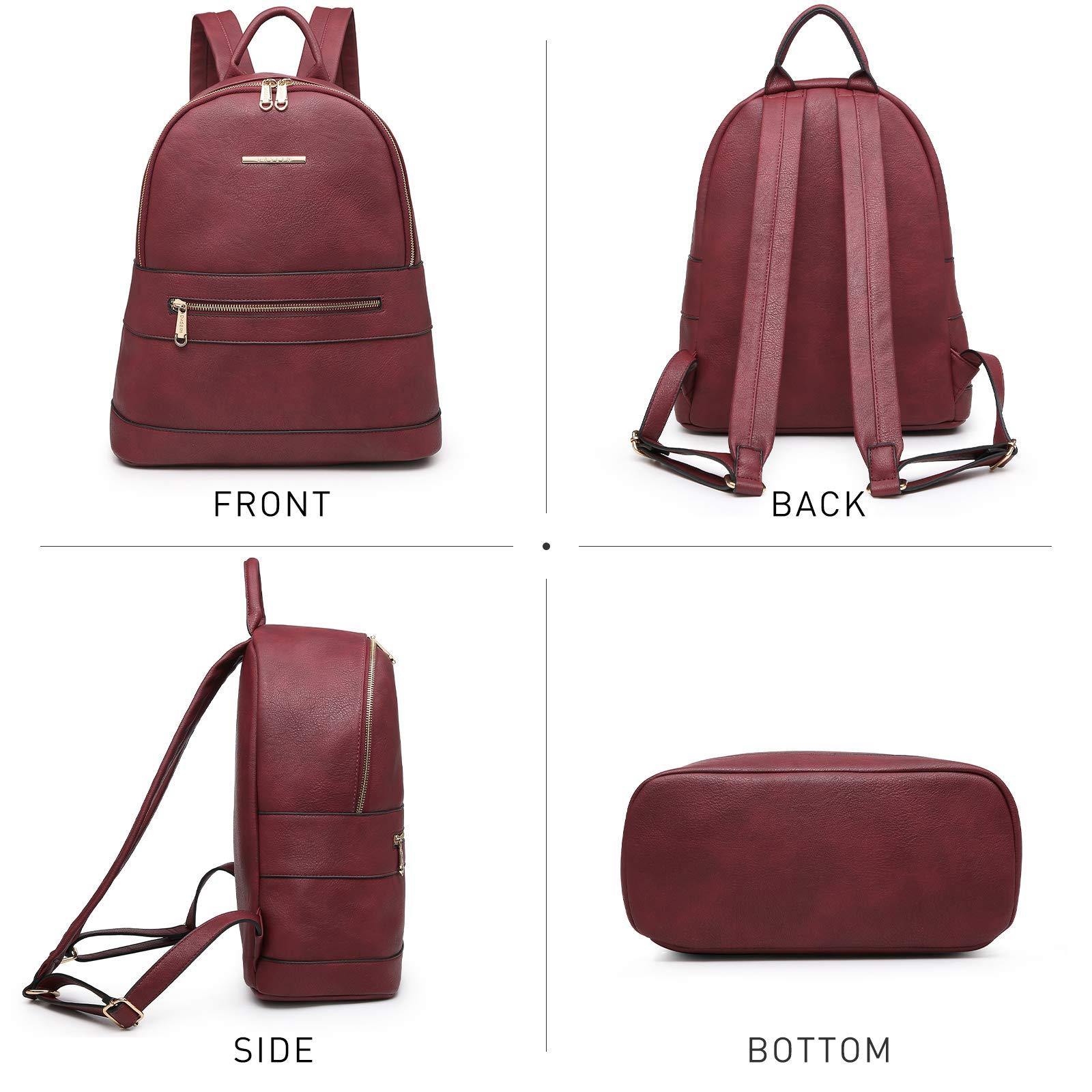 Fashion Casual Women Backpack with Matching Wristlet 2Pcs Set l Dasein - Dasein Bags