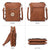 Small Size Emblem Retro Designer Crossbody Messenger Bag l Dasein - Dasein Bags