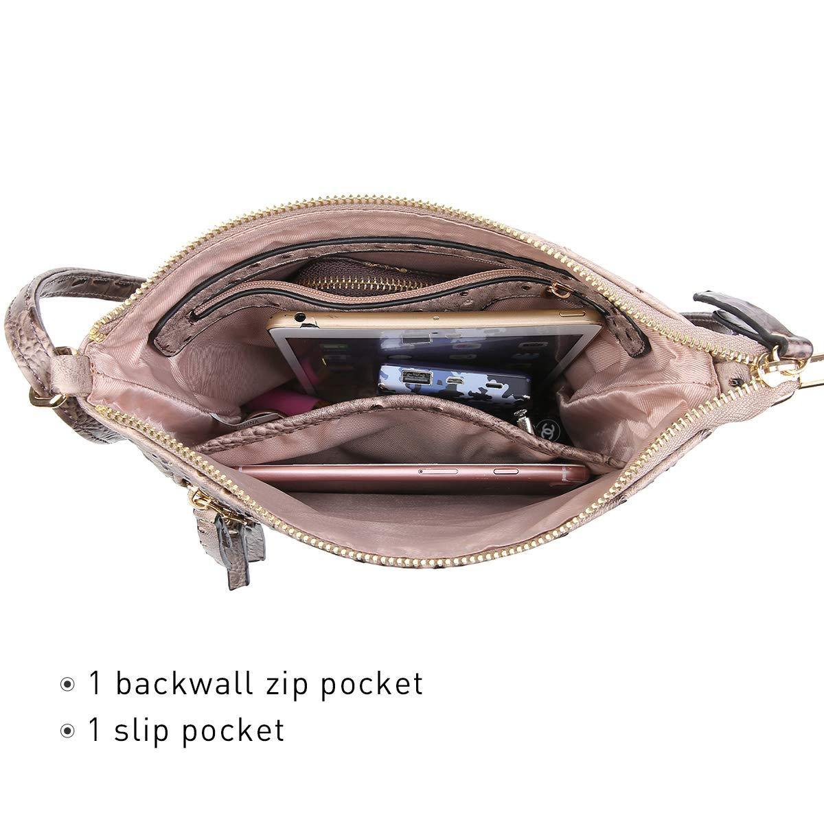 Women Lightweight Functional Multi Pocket Crossbody Bag l Dasein - Dasein Bags