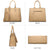 Tassel Weave Two Tone PU Leather Handbag with Matching Wallet l Dasein - Dasein Bags