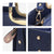 Fashion Pattern Embossed Handbag with Matching Wallet - Dasein Bags