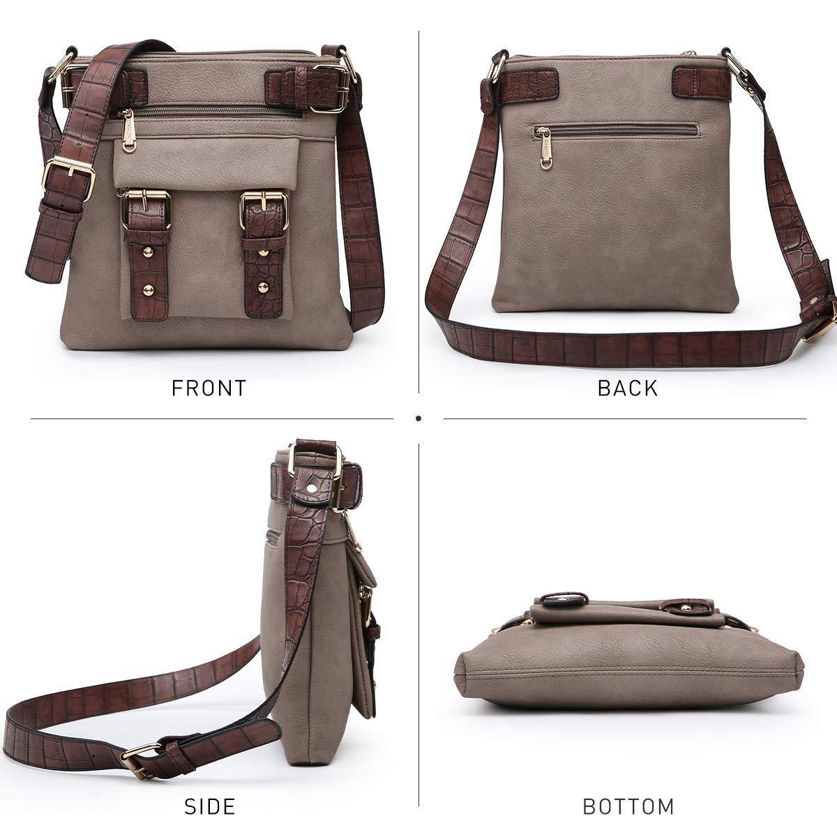 Leather Messenger Crossbody Bag - Dasein Bags