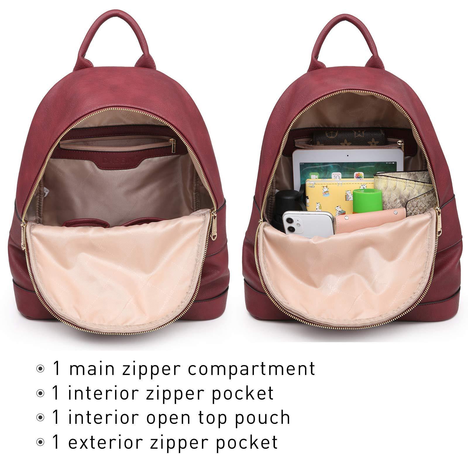 Fashion Casual Women Backpack with Matching Wristlet 2Pcs Set l Dasein - Dasein Bags