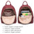Fashion Casual Women Backpack with Matching Wristlet 2Pcs Set l Dasein - Dasein Bags