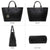 Fashion Embossed Pattern Tote with Matching Wallet - Dasein Bags