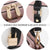 Padlock Two-Tone Satchel with Matching Wristlet - Dasein Bags