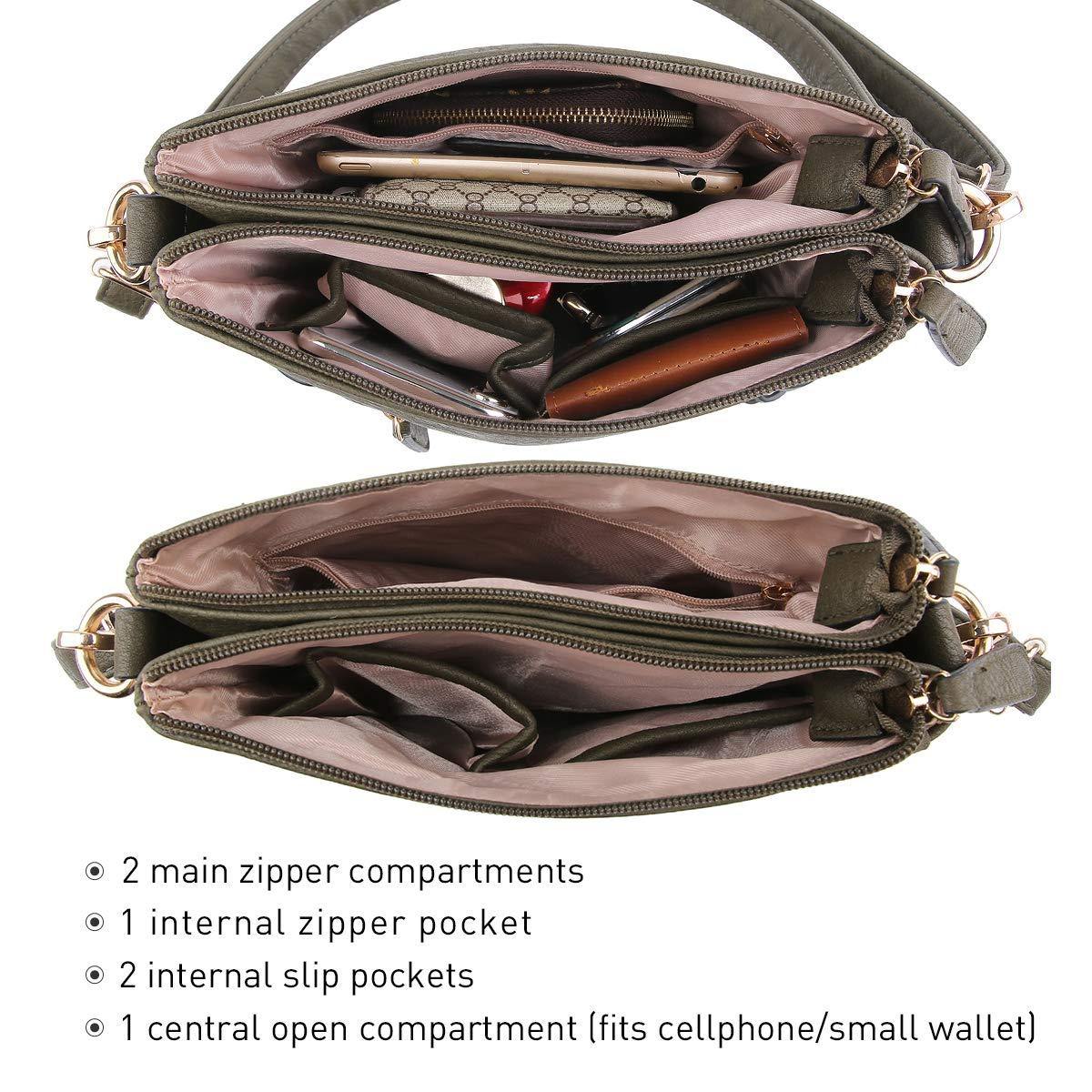 Small Size Emblem Retro Designer Crossbody Messenger Bag l Dasein - Dasein Bags