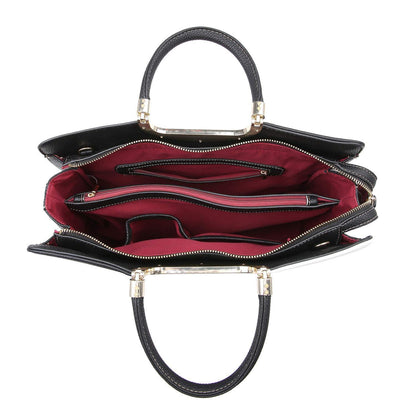 Pebble Texture Handbag with Matching Wristlet - Dasein Bags