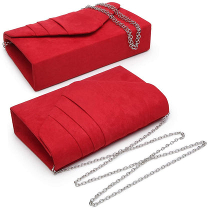Dasein Women's Evening Bag Pleated Envelope Clutch l Dasein - Dasein Bags