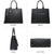 Tassel Weave Two Tone PU Leather Handbag with Matching Wallet l Dasein - Dasein Bags