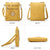 Women PU Leather Lightweight Crossbody Bag with Multi Pockets l Dasein - Dasein Bags