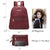 Fashion Casual Women Backpack with Matching Wristlet 2Pcs Set l Dasein - Dasein Bags