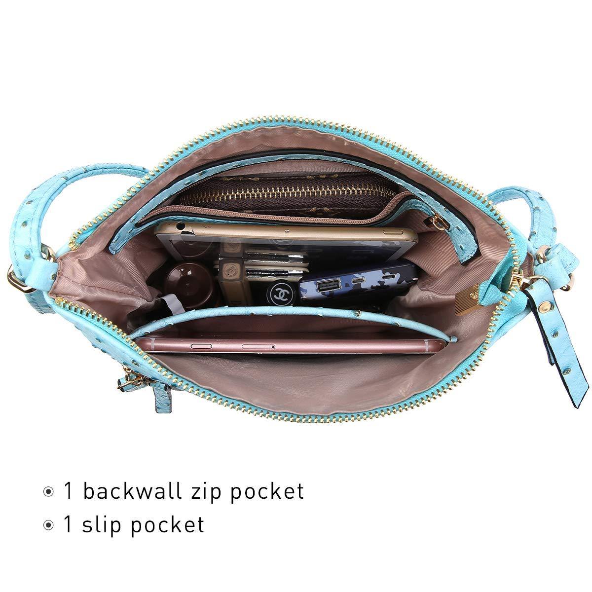 Women Lightweight Functional Multi Pocket Crossbody Bag l Dasein - Dasein Bags